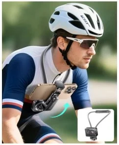 Фото: Універсальний тримач Remax First perspective neck universal phone holder RM-C55 Black (6954851237389) № 4 | KTC