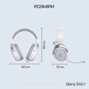 Фото: Гарнітура Ajazz AHM10 Max White (AHM10-MAX-W) № 20 | KTC