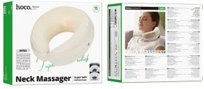 Фото: Масажер Hoco HP53 1200 mAh Neck massager Beige (6942007674652) № 7 | KTC