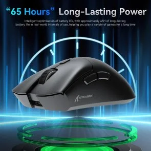 Фото: Миша Attack Shark R1 WL/BT/USB Black (R1B_AS) № 5 | KTC
