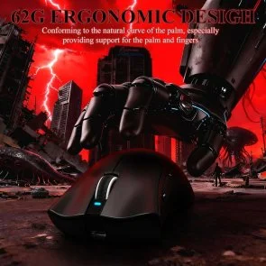 Фото: Миша Attack Shark V3 Pro Ultra-Light WL/BT/USB Black (V3PROB_AS) № 9 | KTC