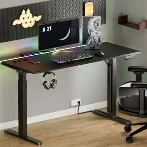 Фото: Стіл для геймерів 1stPlayer F.A.S.T Black (FAST-1470-RGB-BK) № 9 | KTC