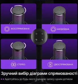 Фото: Мікрофон Fifine A9S Black № 8 | KTC