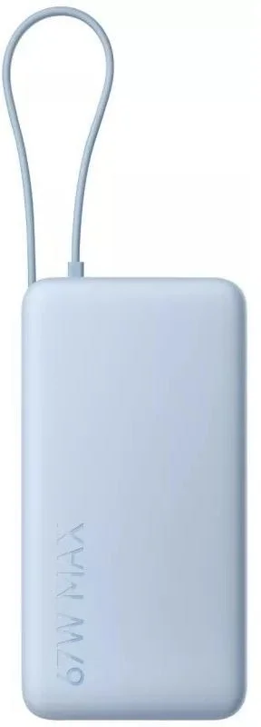 Фото: Батарея універсальна Xiaomi 20000mAh 67W built-in cable Blue (BHR08O8GL) № 3 | KTC