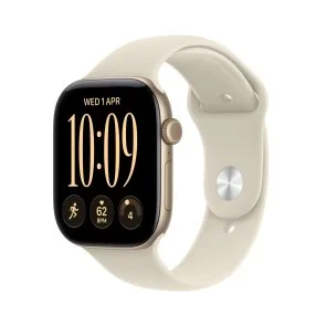 Смарт годинник Apple Watch 12 GPS 42mm - Light Gold Aluminium Case with Sand Sport Band - M/L (MJEE4)