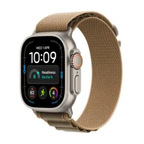 Смарт годинник Apple Watch Ultra 4 49mm - Natural Titanium Case with Desert Alpine Loop - M (MJAF4)