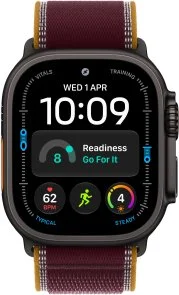 Фото: Ремінець Apple for Apple Watch 49mm - Black Titanium Finish Burgundy - M/L (MKA94) № 2 | KTC