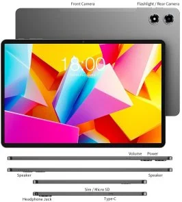 Фото: Планшет Teclast T50 Plus 8/128GB Grey (6940709680421) № 6 | KTC