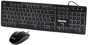 Фото: Комплект клавіатура+миша Maxxter KMS-CM-04UL-UA USB Black № 4 | KTC