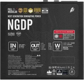 Фото: Блок живлення 1stPlayer 1200W HA-1200BA4 (NGDP-GLD-1200-BK-EU) № 8 | KTC