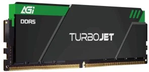 Фото: Оперативна пам’ять AGI Turbojet Heatsink Green Lightbar Black DDR5 1x16GB (AGI6AVG16UD858-SR) № 3 | KTC