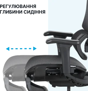 Фото: Крісло OfficePro Onix OC975B Black № 14 | KTC