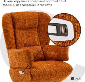 Фото: Крісло Qlab RCT240BR Grey № 15 | KTC