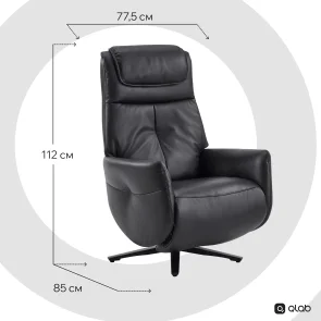 Фото: Крісло Qlab RC268B Black № 18 | KTC