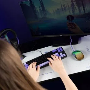 Фото: Клавіатура Proove Gaming Aress KTT AquaPrime Magnetic USB Black/Purple (MKAR00022416) № 13 | KTC
