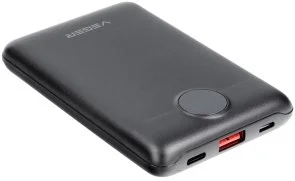 Фото: Батарея універсальна Veger W1140 10000mAh 22.5W Black (6970453554181) № 5 | KTC