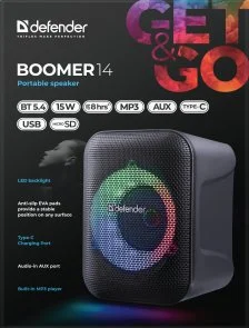 Фото: Акустика для вечірок Defender Boomer 14 Black (65114) № 9 | KTC