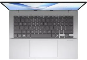 Фото: Ноутбук ASUS Vivobook 14 X1407QA-LY154W Cool Silver - 14" IPS 60 Гц / Snapdragon X1 / X1-26-100 / DDR5 8 ГБ / PCI-E SSD 256 ГБ / Adreno GPU № 4 | KTC