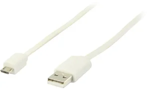 Фото: Кабель USB Valueline VLMP60410W1.00 білий № 3 | KTC