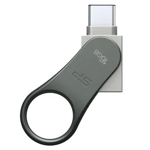 Фото: Флешка USB Silicon Power Mobile C80 16GB SP016GBUC3C80V1S Silver № 2 | KTC