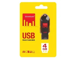 Фото: Флешка USB Strontium Pollex 4 ГБ (SR4GRDPOLLEX) чорна № 4 | KTC