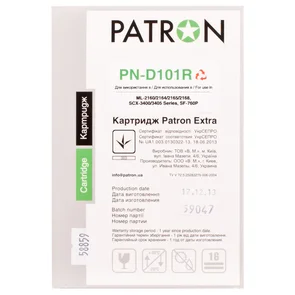 Фото: Картридж PATRON Samsung MLT-D101S Extra  № 5 | KTC