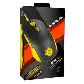 Фото: Мишка Steelseries Rival 100 жовта № 4 | KTC