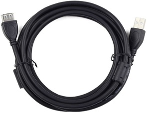 Кабель USB Gembird AM / AF 3 м чорний