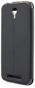 Фото: Чохол Fabric для Doogee Y100 Plus з віконцем чорний № 3 | KTC