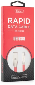 Фото: Кабель USB Recci RCL-B100 Rapid AM / Lightning 1м червоний № 3 | KTC