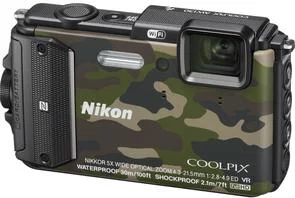 Фото: Цифрова фотокамера Nikon Coolpix AW130 Camouflage № 3 | KTC