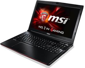 Ноутбук MSI GP62-7RD (GP627RD-654UA) чорний