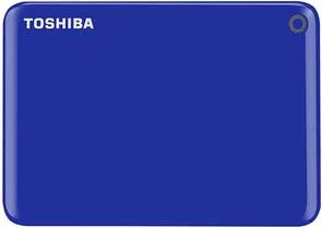 Фото: Зовнішній SSD-накопичувач Toshiba Canvio Connect II 2 TB HDTC820EL3CA Blue № 4 | KTC