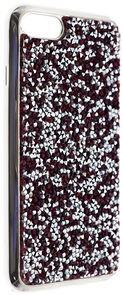  Чохол Rock for iPhone 7/8 - Crystal TPU Case Silver Red