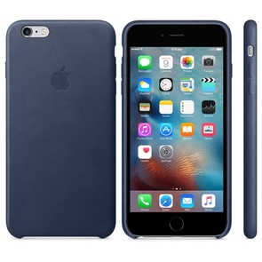 Чохол Apple for iPhone 6s Plus - Leather Case Midnight Blue (MKXD2ZM/A)