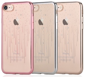 Чохол Devia for iPhone 7/8 - Crystal Meteor soft case Rose Gold