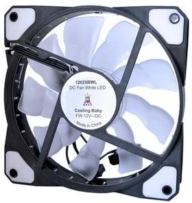 Фото: Кулер Cooling Baby 12025BWL Black/White № 3 | KTC