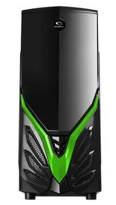 Фото: Корпус RAIDMAX VIPER II AO7WBG Black/Green № 2 | KTC