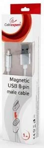Фото: Кабель Cablexpert AM / Lightning 1m White (CC-USB2-AMLMM-1M) № 3 | KTC
