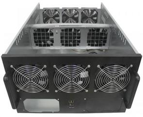 Корпус для ПК Gamemax 6WPlus Black (6WPLUS-12U MINING CASE)