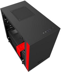 Корпус для ПК NZXT H200 Black/ Red (CA-H200B-BR)