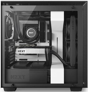 Корпус для ПК NZXT H700 Black/ White (CA-H700B-W1)