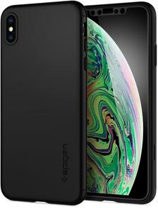 Чохол-накладка Spigen для Apple iPhone Xs Max - Thin Fit 360 Black + захисне скло