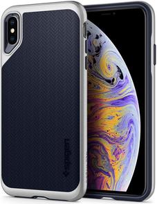 Чохол-накладка Spigen для Apple iPhone Xs Max - Neo Hybrid Satin Silver