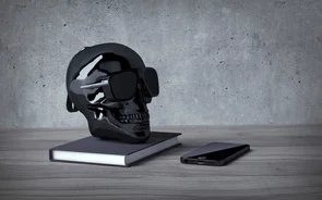 Фото: Портативна колонка Jarre Technologies AeroSkull XS Plus Chrome Black (ML80071) № 4 | KTC