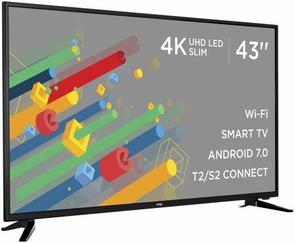 Телевізор LED Ergo LE43CU6550AK (Android TV, Wi-Fi, 3840x2160)