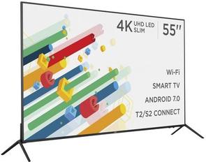 Телевізор LED Ergo LE55CU6530AK (Android TV, Wi-Fi, 3840x2160)