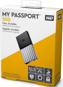 SanDisk My Passport 512GB WDBKVX5120PSL-WESN Silver/Black