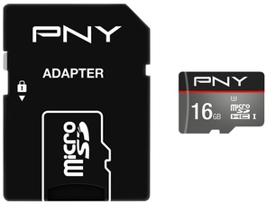 Карта пам'яті PNY Turbo Micro SDHC 16GB SDU16GTUR-1-EF