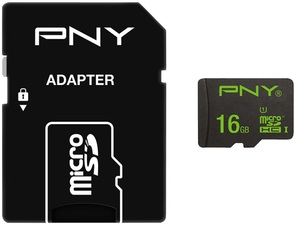 Карта пам'яті PNY High Performance Micro SDHC 16GB SDU16GHIGPER-1-EF